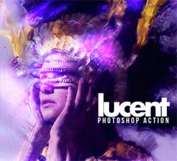 极品PS动作－炫丽光彩(新版)：Lucent Photoshop Action